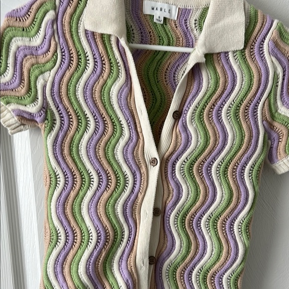 Multicolor Wave Pattern romper - Picture 6 of 8
